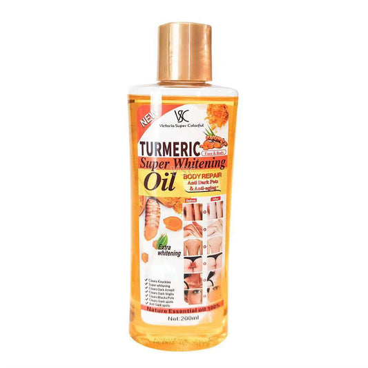 200Ml Turmeric Essential Oil Facial Body Massage Oil Moisturizing Brightening Smoothing Body Face Skin Care Product
